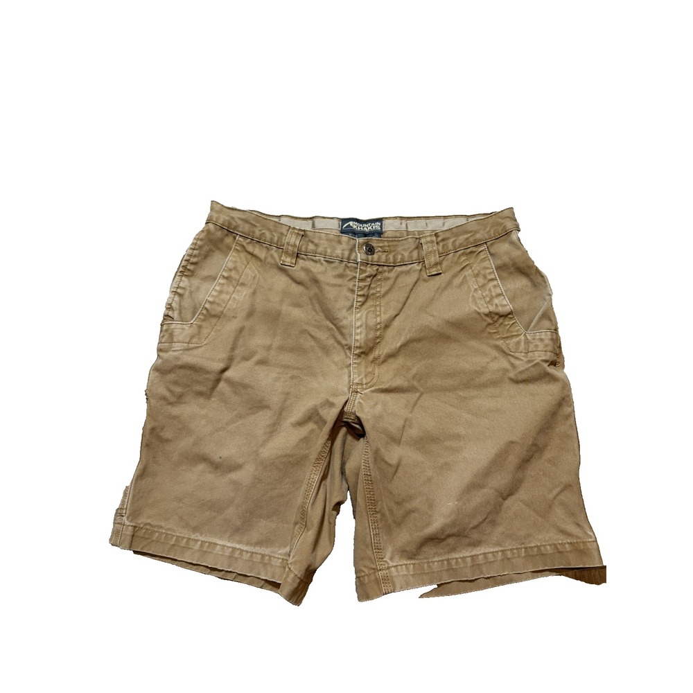 Mountain Khakis Men's 35x9 Alpine Utility Shorts Brown TAn Cotton Outdoor Hiking